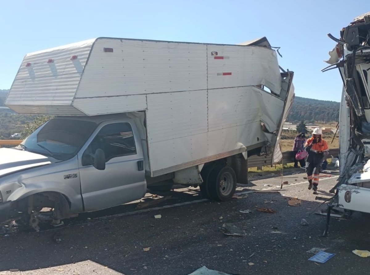 Reportan accidente vial en la carretera México-Tulancingo