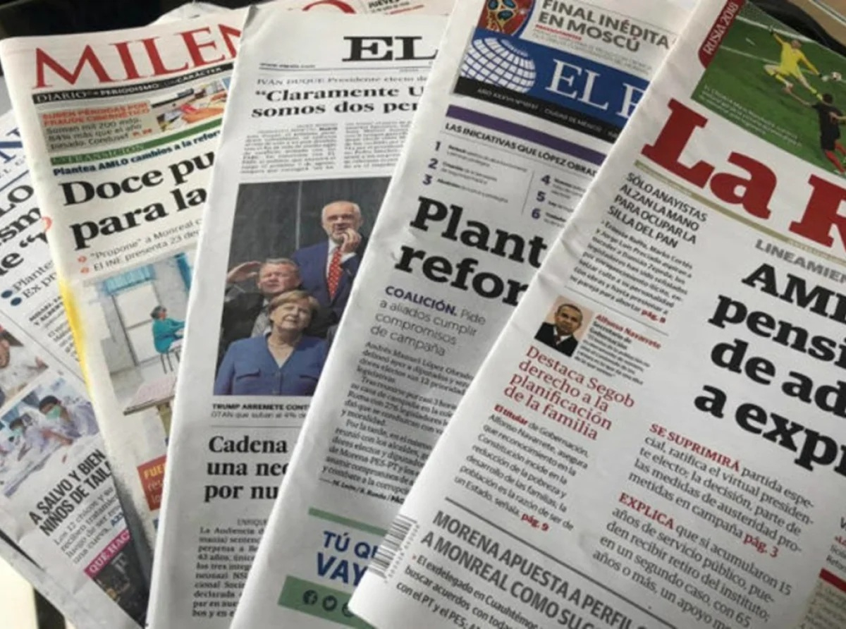 Primeras Planas de Periódicos Nacionales Jueves 6 de Febrero 2025