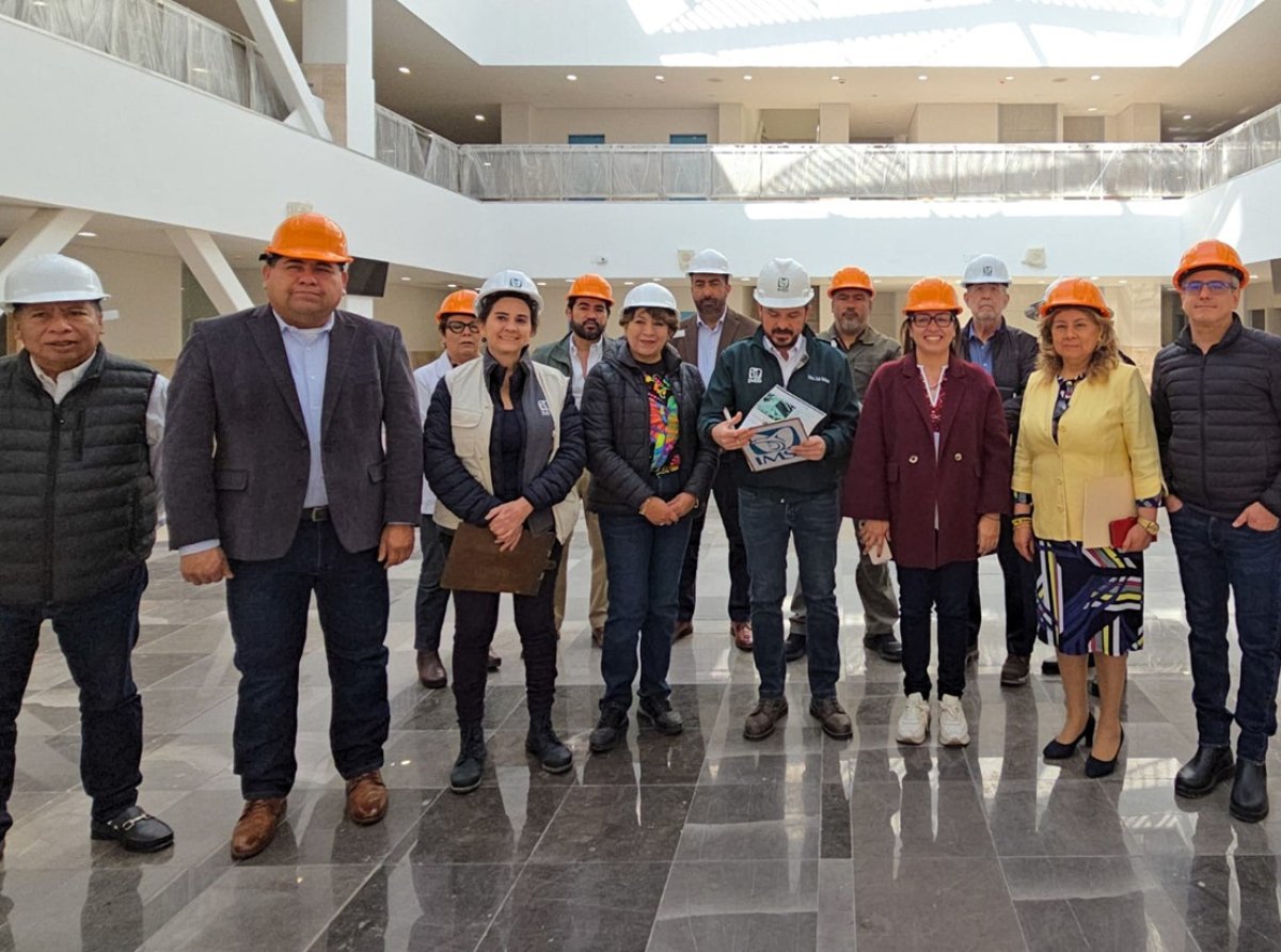 Reconstruyen UMF 93 del IMSS en Ecatepec tras reconstrucción por sismos