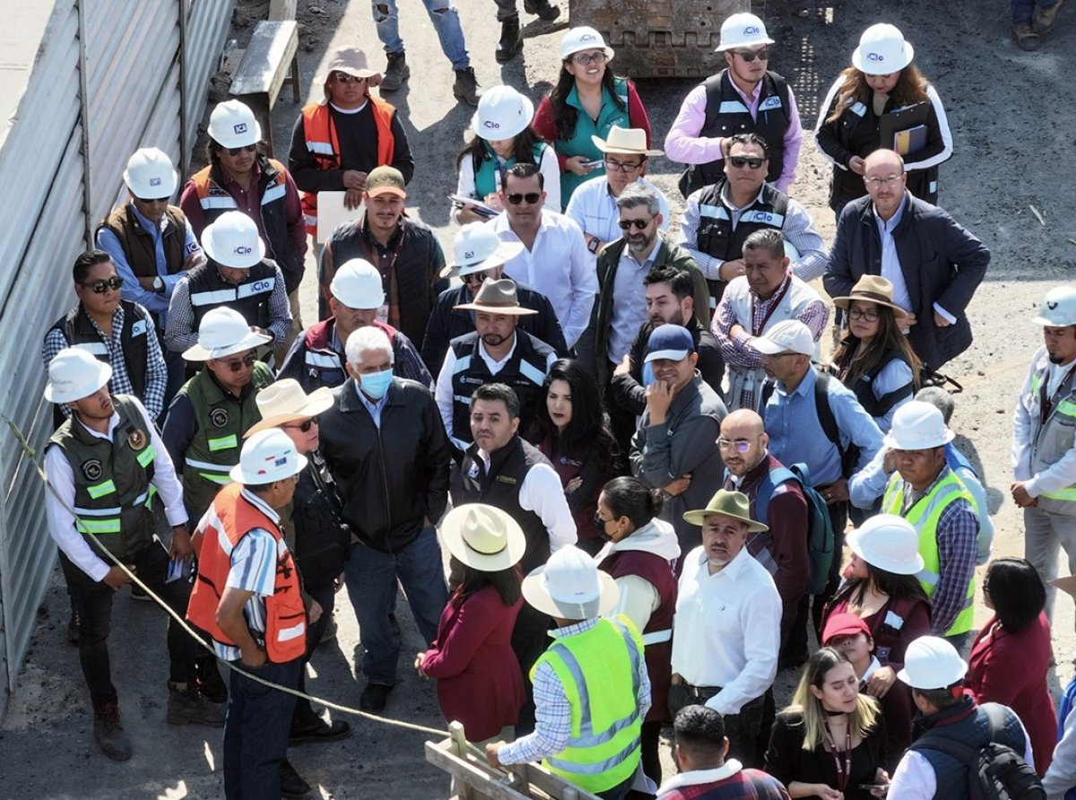 Gobierno federal y local impulsan obras contra inundaciones en Chalco