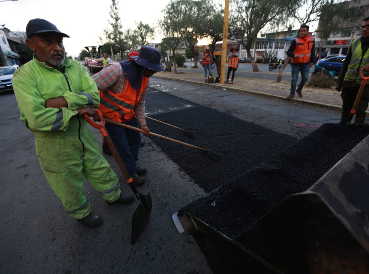 Mejoran movilidad en Ecatepec con más de 11 mil baches reparados