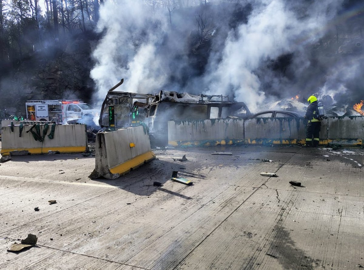 Accidente en la México-Puebla: 5 muertos y 4 heridos