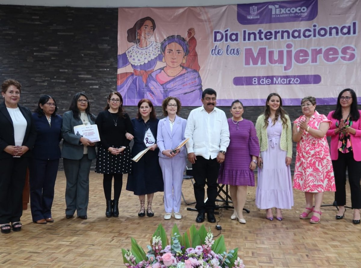 Mujeres de ciencia, seguridad y arte: Texcoco las reconoce en jornada por la igualdad