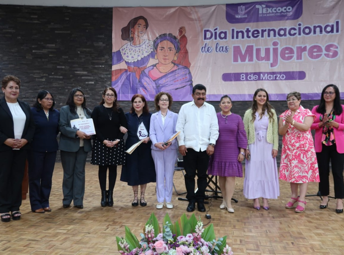 Mujeres de ciencia, seguridad y arte: Texcoco las reconoce en jornada por la igualdad