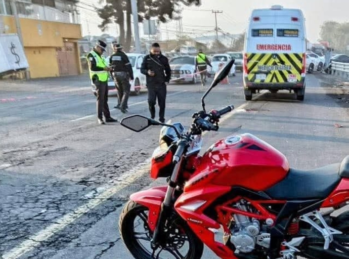 Fatal accidente en carretera Texcoco-Lechería deja dos muertos