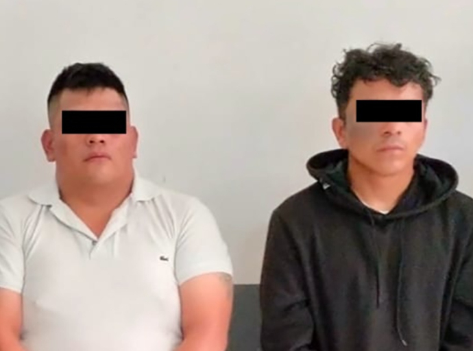 Detienen a Juan “N” y Luis “N” por presunta extorsión en Naucalpan