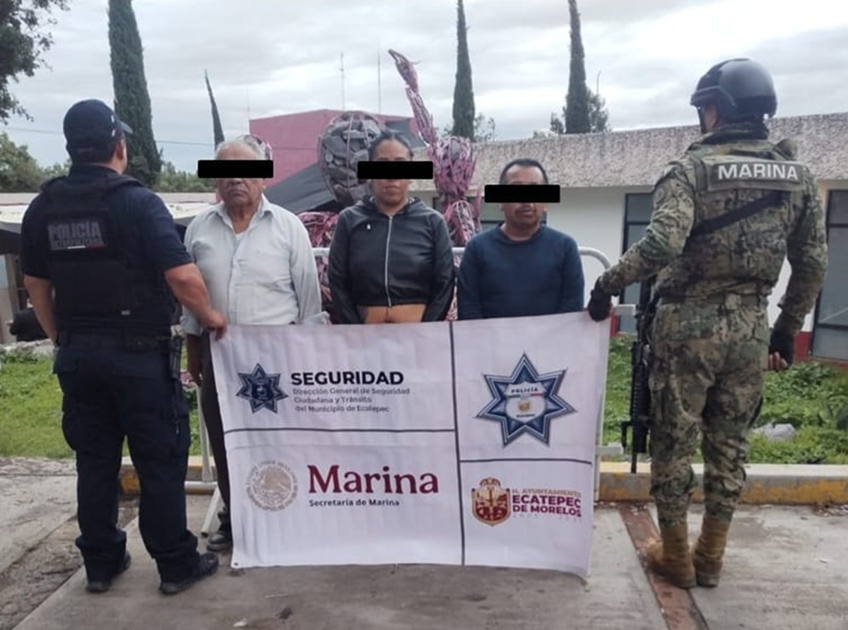 Rescatan a menor víctima de abuso sexual y privación de libertad en Ecatepec; detienen a tres personas