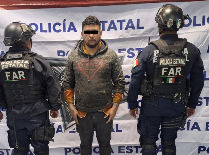 Detienen a sujeto por robo con violencia y secuestro exprés; recuperan mercancía valuada en más de dos millones de pesos