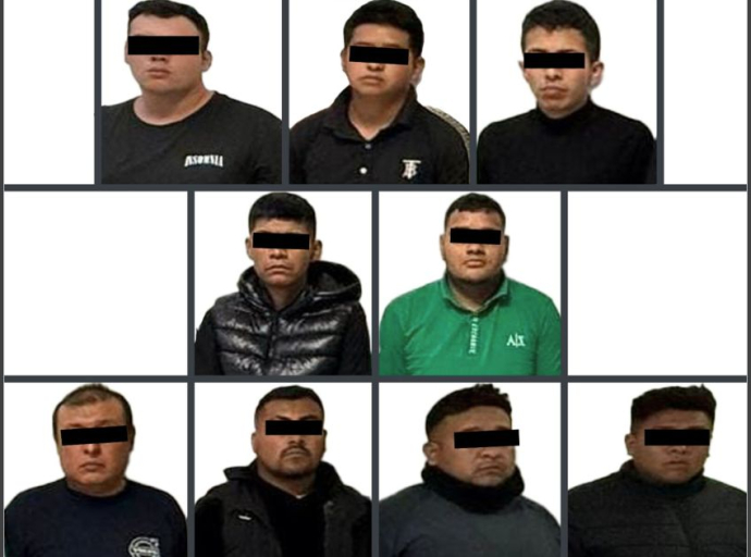 Vinculan a proceso a nueve hombres por extorsión en Ecatepec