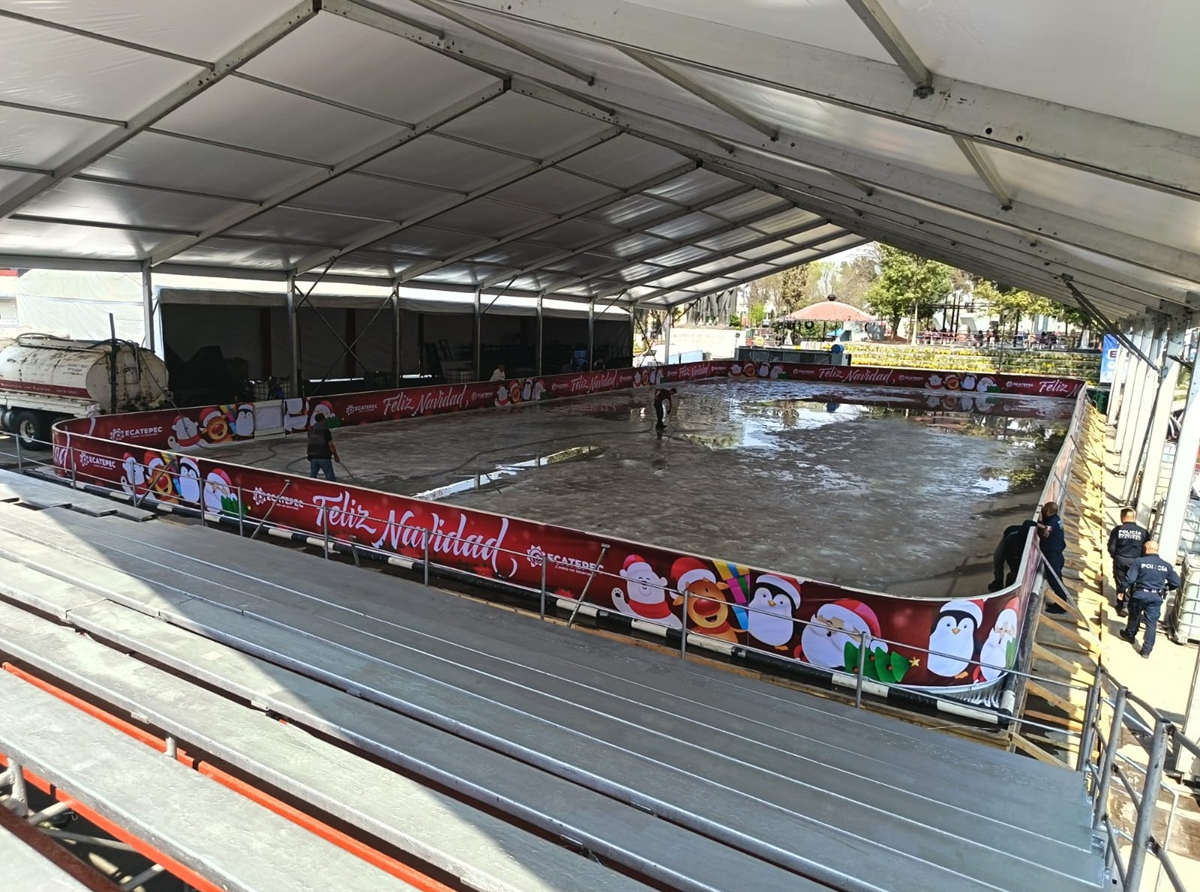 Celebran fiestas decembrinas con Villa Navideña gratuita en Ecatepec