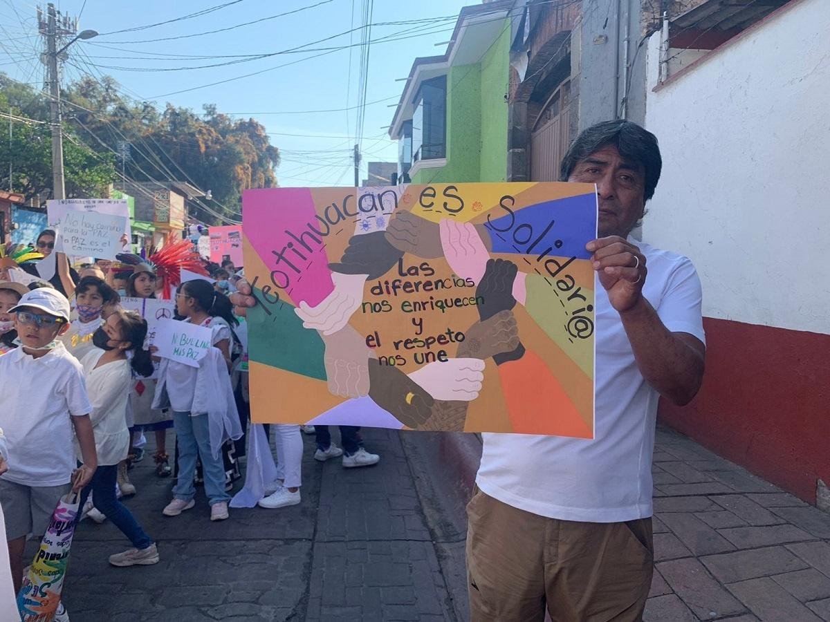 Alumnos de Teotihuacán alzan la voz contra bullyng 