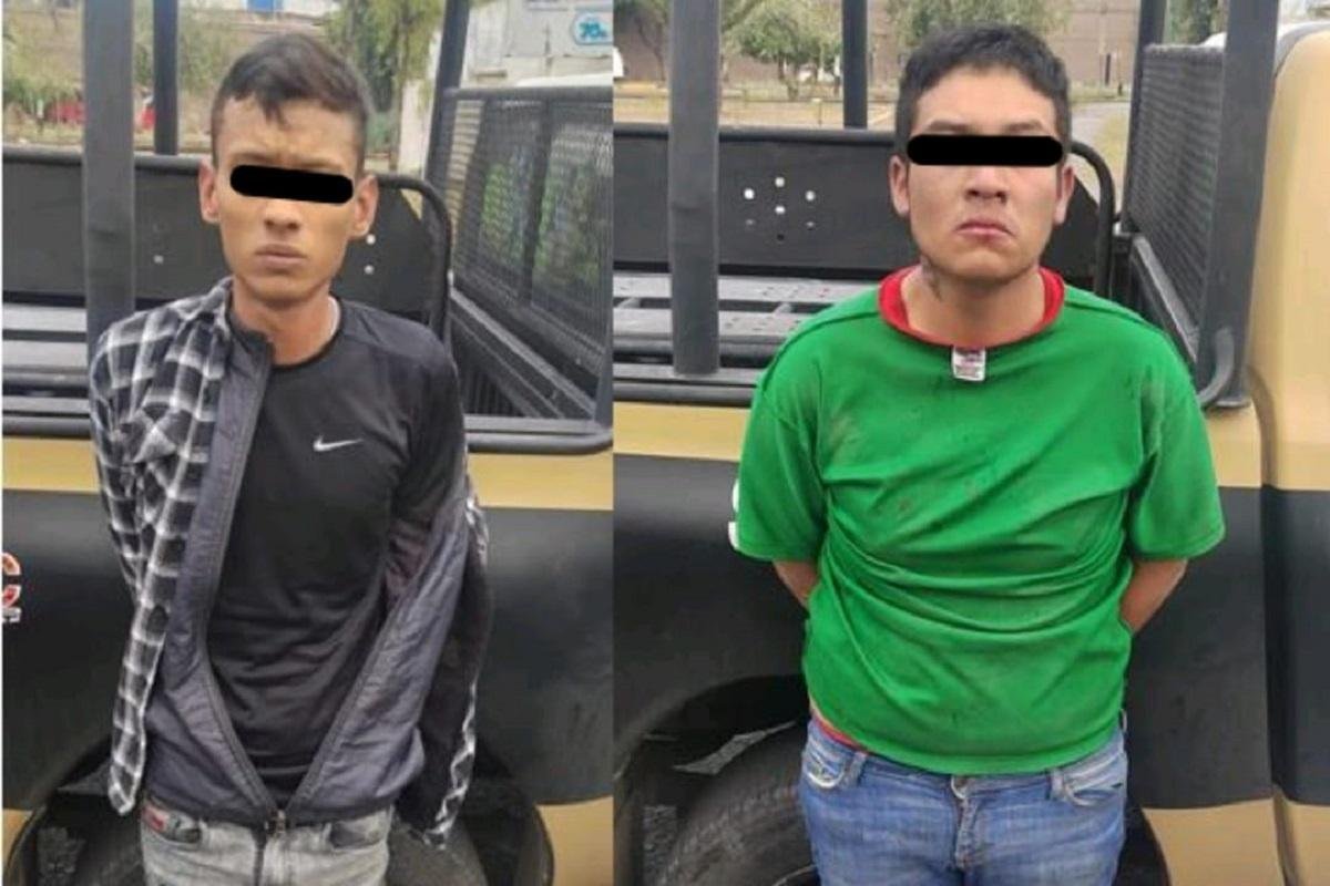 Policía de Ecatepec detiene a dos sujetos que asaltaban con arma de fabricación artesanal