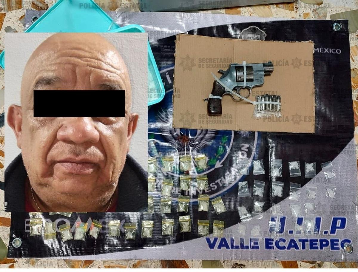 Probable narcomenudista es detenido en Acolman 