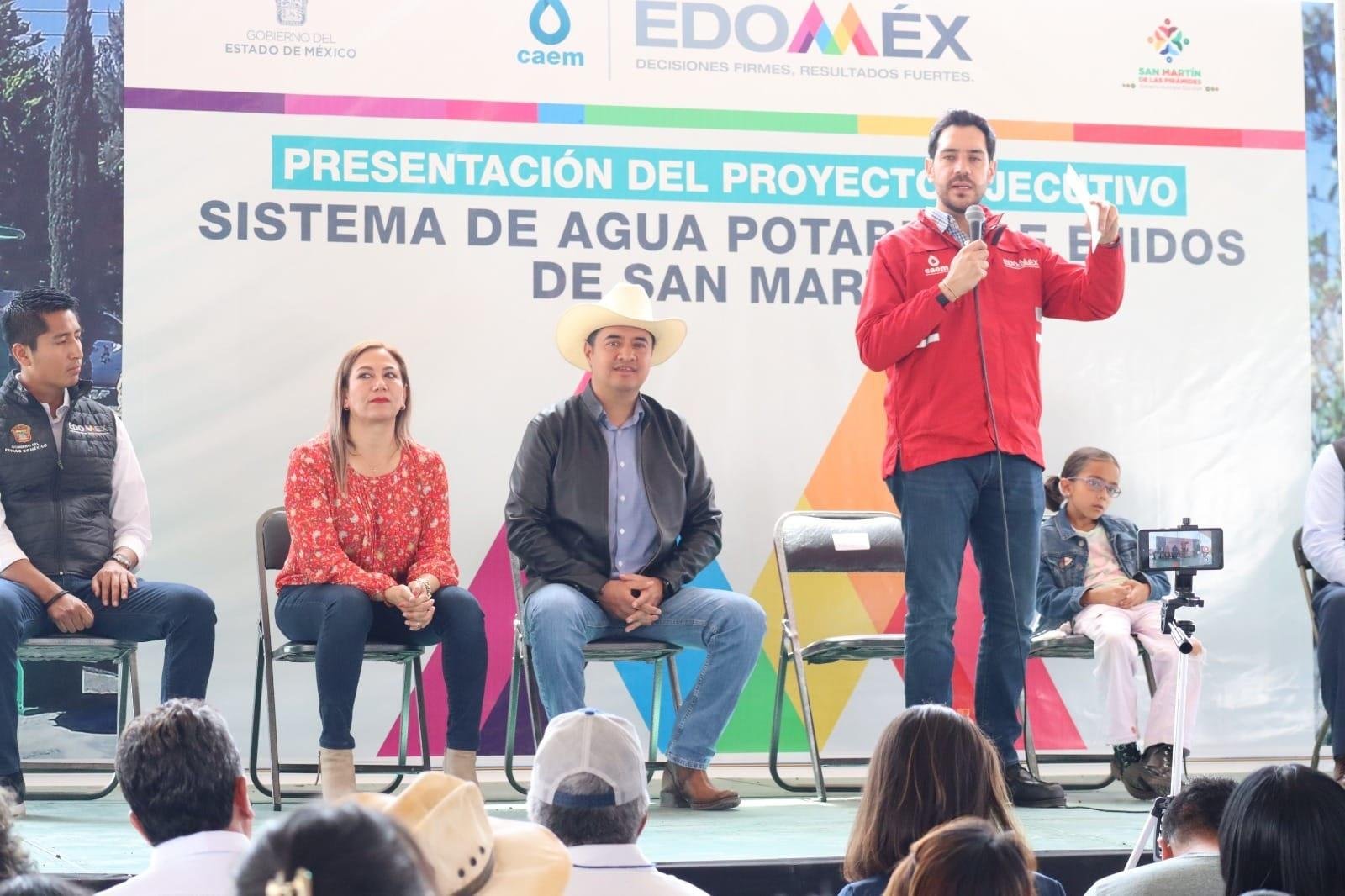 Habitantes de la zona norte San Martín de las Pirámides se beneficiaran con nuevo pozo de agua