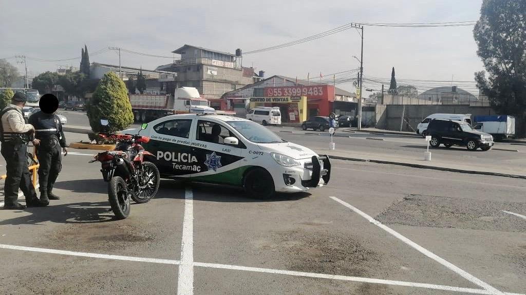 Detienen en Tecámac a sujeto que ofrecía motos robadas en redes sociales 